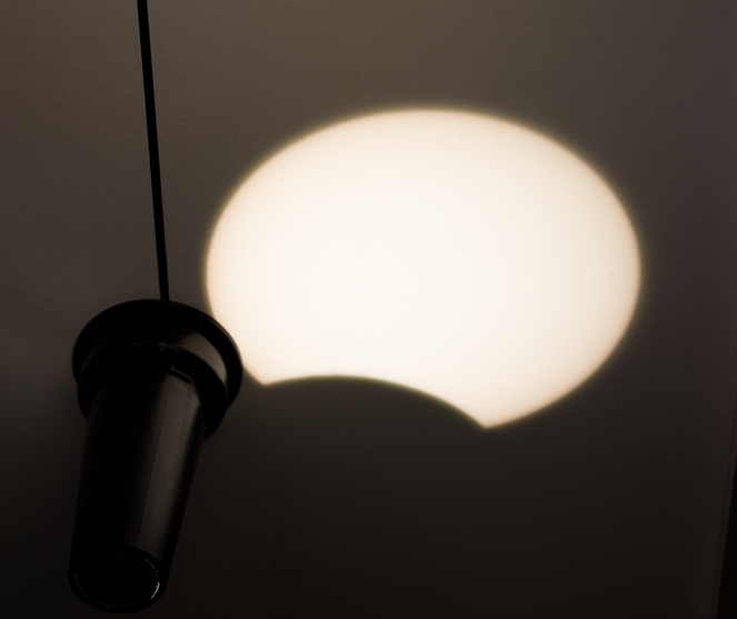 Beobachtung einer partiellen Sonnenfinsternis an der GSE